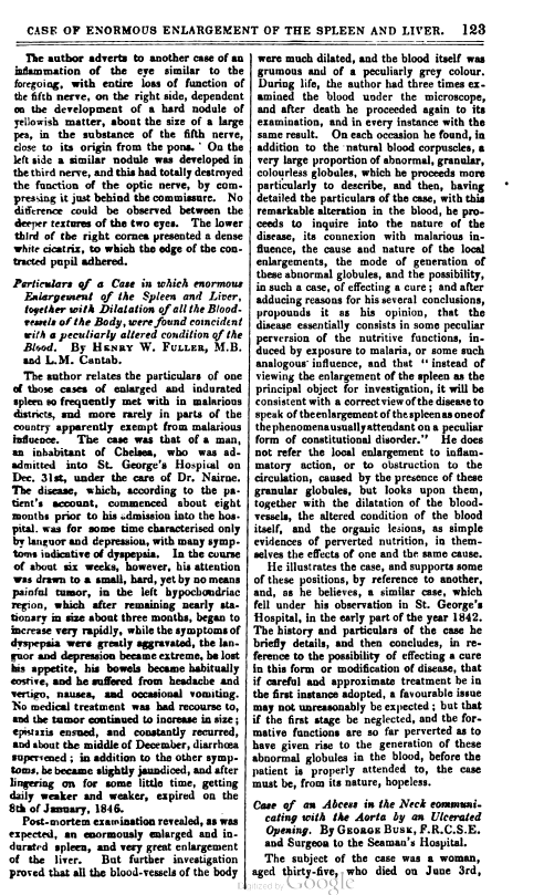 First page of Fuller and Cantab