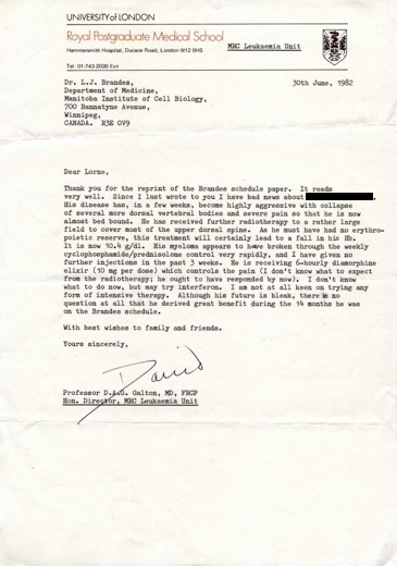 Image of Doe Case Letter 2. Transcription below.